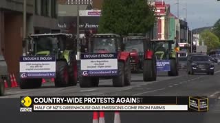 New Zealand Farmers Protest Against Cow-Burp Tax