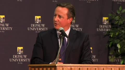 December 8, 2016 - WTHR & WTHI Coverage of David Cameron at DePauw University