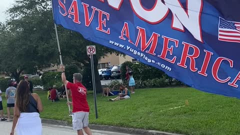 Trump Rally Sarasota Trump Won Flag