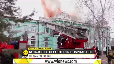 Russian Medics continued open heart surgery amid hospital fire