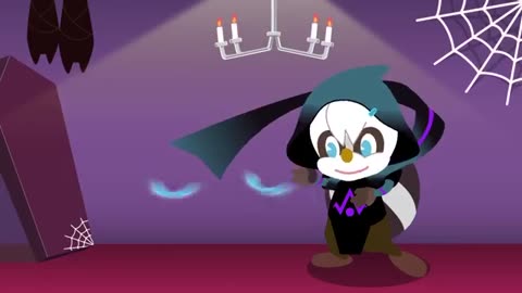 Baby nin nin Romania | vampire girl | ninja | skunk | cartoon | animation