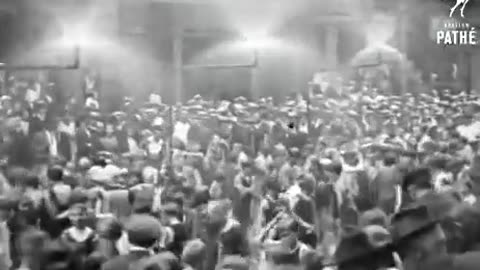 People enjoying public sprinklers during a heatwave in New York City in 1921