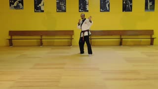 Little Samurang White Belt Green Tip