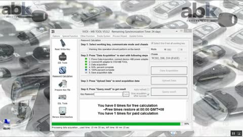 Mercedes EZS ELV Dash Gateway Tester Data Acquisition for W210 EIS with the VVDI MB programmer