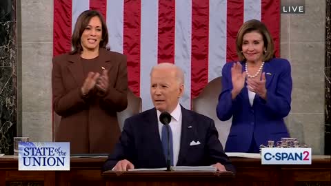 Biden Ends Address By Yelling "GO GET HIM!'