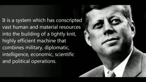 John Kennedy Warned Us