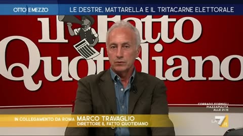 ELEZIONI EUROPEE GIUGNO 2024,Marco Travaglio in tv stronca l'Europa della Von Der MERDEN💩.'Da Lady Aspen MERDONI💩detta Giorgia avevo sentito dire che era finita la pacchia per l'Europa, poi abbiamo visto che era finita per noi'