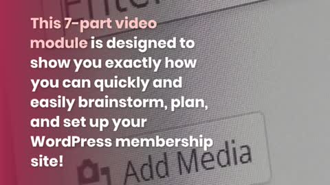 WordPress Bible Membership - Learn, Build And Sell Websites