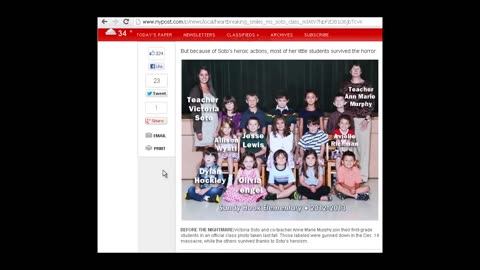 Sandy Hook Conspiracy - Photo of Mrs. Soto's class_Gene Rosen Acting_inconsistencies