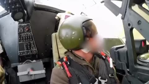 Footage of the destruction by Ka-52 helicopters of the amphibious assault