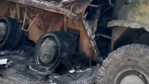 Ukrainian BTR-3M2 120mm self propelled mortar was destroyed in Mariupol by Russian forces.