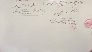 Ether reactions