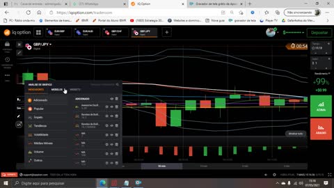 Sinais de taxas - Como pegar sinais de taxas na Iq Option