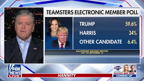 Sean Hannity This is a 'major blow' to the Harris campaign