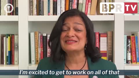 Rep. Jayapal Praises Biden's Socialist Agenda