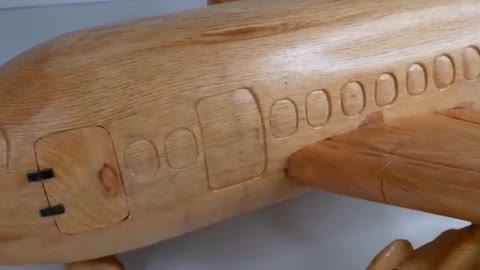 Woodworking wood carving how to make a wood airplane