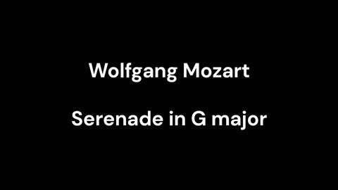 Serenade in G major