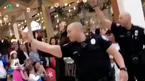 Onlookers Thought Cops Were Breaking Up Mall Dancers!