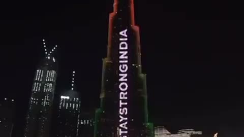 Burj Khalifa lights up to showcase support amid COVID-19 crisis