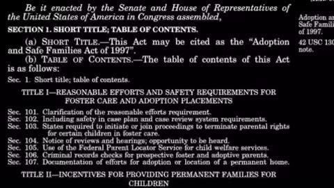 The US Government is LEGALLY Running the Largest Child Trafficking Organization in History of the World!