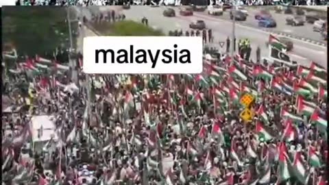 Pro Palestinian Protest is going in Mass whole the World