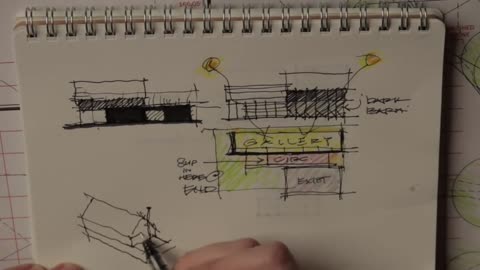 Architectural design drawing design demonstration-3