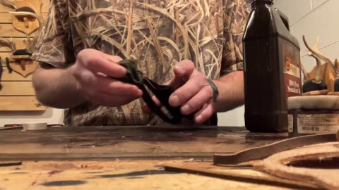 Making a drop loop for a western gun belt part 5