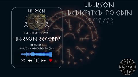 Ullrson - Dedicated to Odin [Ullrson Records] 15/12/23