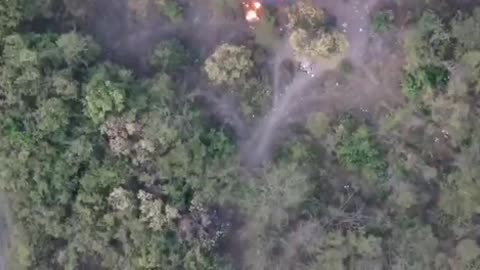 Jalisco cartel Cjng attack with drones in Michoacán