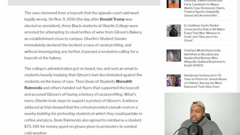 WOKE Oberlin College Forced To Pay $33 Million Dollars To Bakery Over False Claims Of Racism