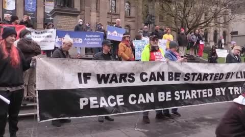 Assange’s supporters rally outside British Consulate in Melbourne