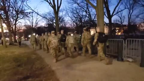 Live look at the Troops if front of the Capitol in DC #blackout