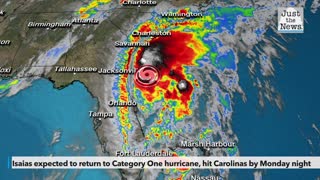 Isaias expected to return to Category One hurricane, hit Carolinas by Monday night