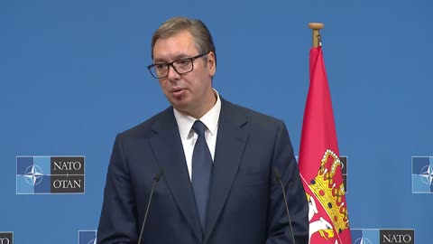 NATO Secretary General with the President of the Republic of Serbia Aleksandar Vucic, 17 AUG 2022