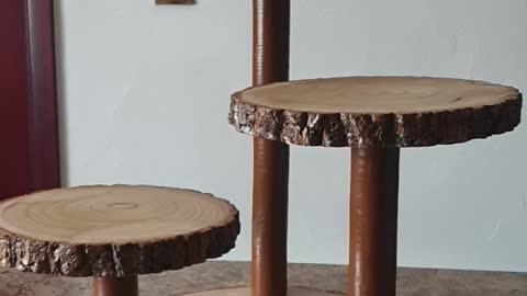 Rustic Wooden 3 Tier Wedding Cake Stand