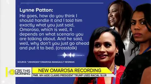 Omarosa shares tape she claims is Trump staffers discussing n-word tape