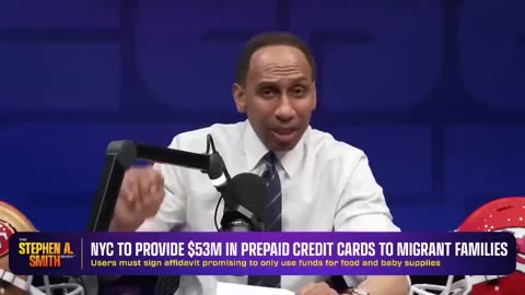 Wokester Stephen A Smith Is Getting Red-Pilled by Money Wasted on Illegals, Foreign Wars