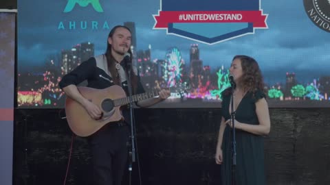 Andy Babb & Lara Elle at United We Stand, Austin TX