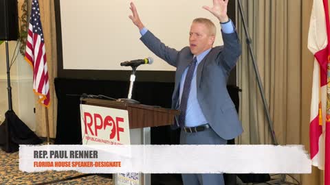 SPEAKER-DESIGNATE PAUL RENNER & REP. MIKE WALTZ AT RPOF DAYTONA