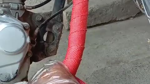 Motorcycle pipeline protection