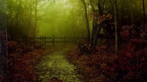 Rain and Native American Flutes Relaxing Music