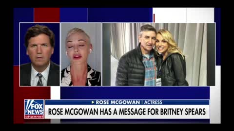 Rose McGowan Joined Tucker Carlson