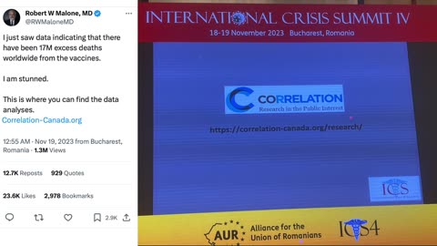 I just saw data indicating that there have been 17M excess deaths worldwide from the vaccines. I am stunned. - Robert W Malone, MD