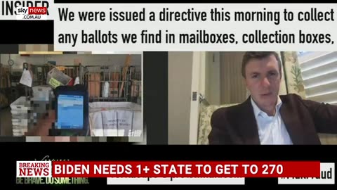 2021, voter fraud in US Postal Service according to Project Veritas