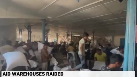 You won't believe your eyes: Palestinian Gazans raided aid warehouses in Rafah