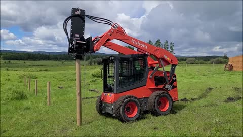 Pole Cat - Fencing in the Foothills of Alberta