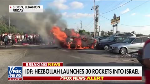 *BREAKING NEWS*: Hezbollah launches 30 rockets into Israel