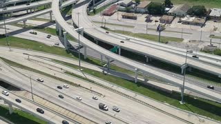 Traffic view from a top of Reunion Tower