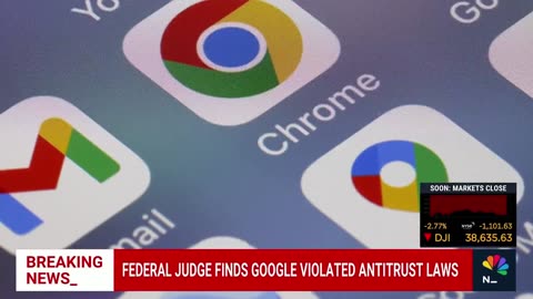 Federal judge rules against Google in massive antitrust lawsuit