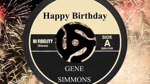 HAPPY BIRTHDAY GENE SIMMONS